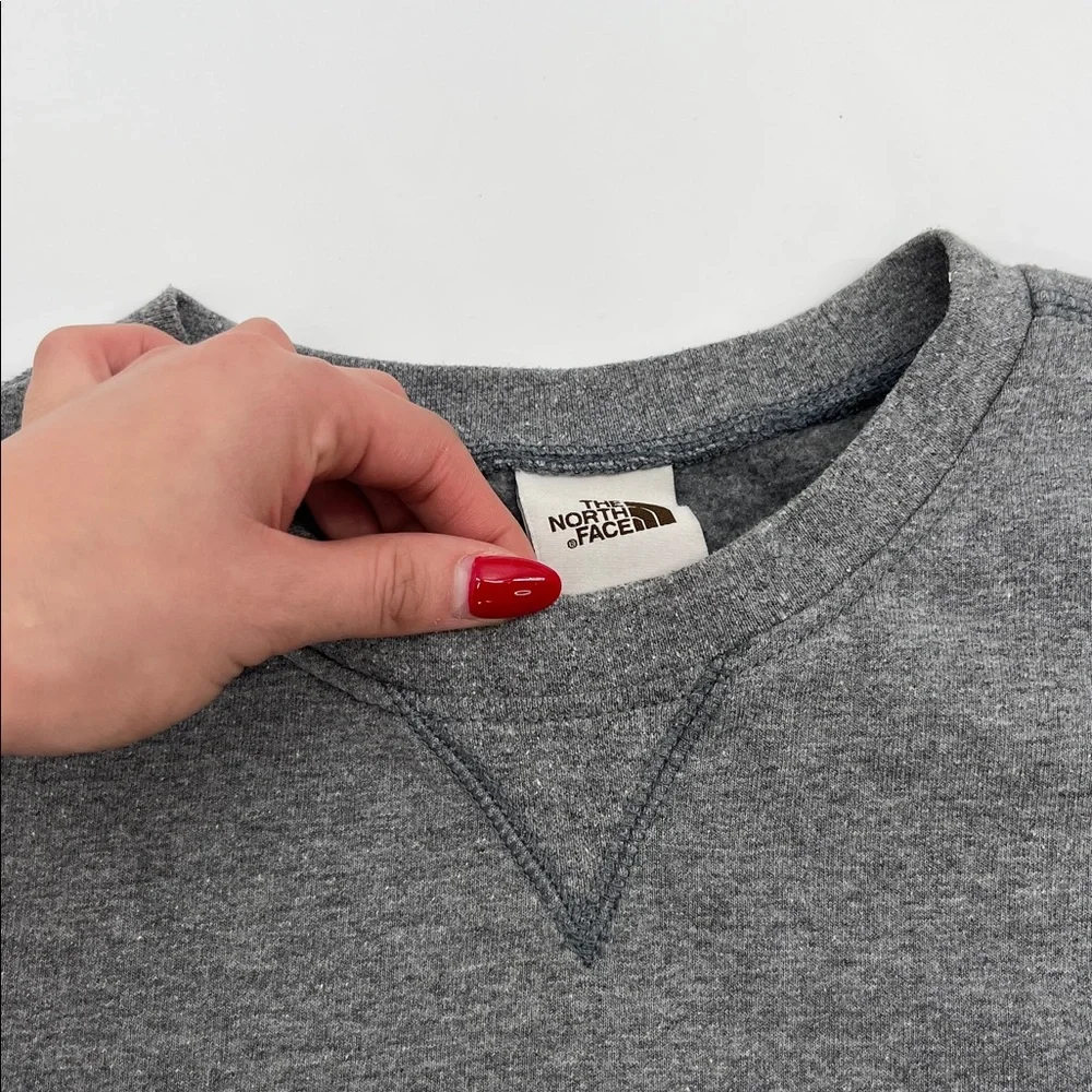 The north face grey fleece heritage crewneck sweatshirt XS Gorpcore athleisure